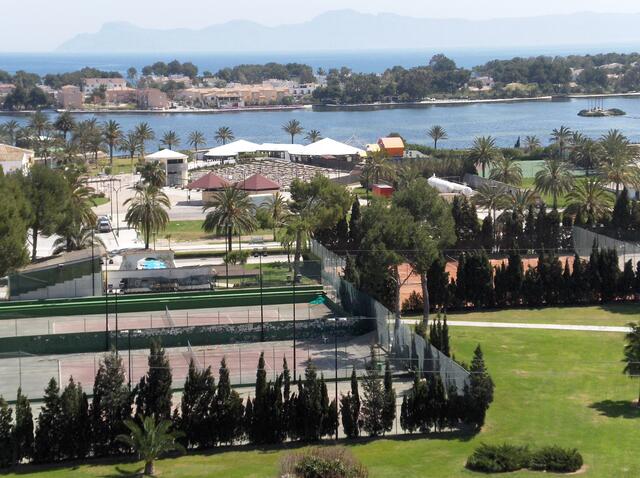 Tennisanlage von oben