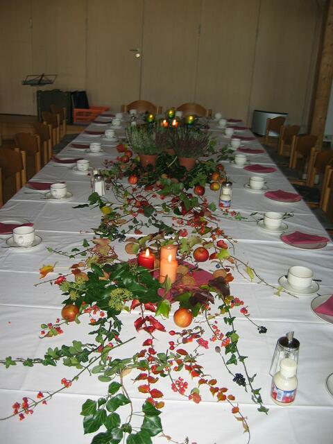 schön gedeckter Tisch