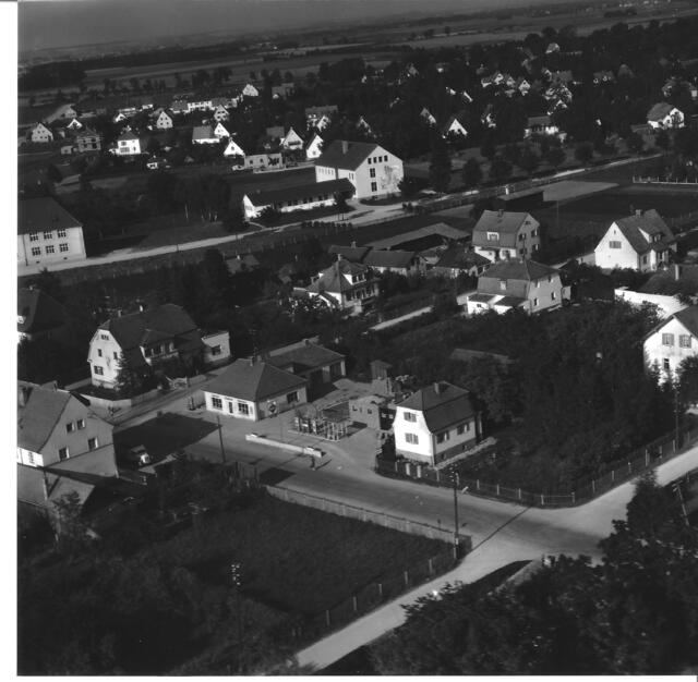 Neubau der Tankstelle Haltmeier 1958 | Foto: Foto: Gemeindearchiv