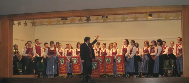 Der Musikverein Batzenhofen mit Andreas Meyer