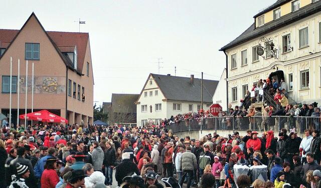 um  14.14 Uhr ging`s  los !