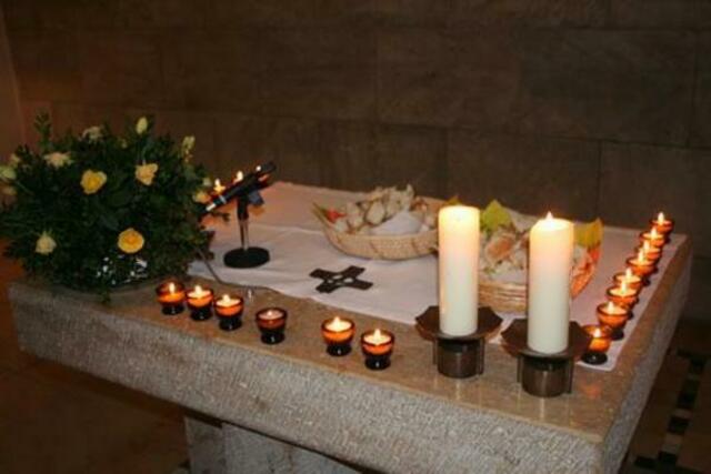 Der Altar in der Osternacht