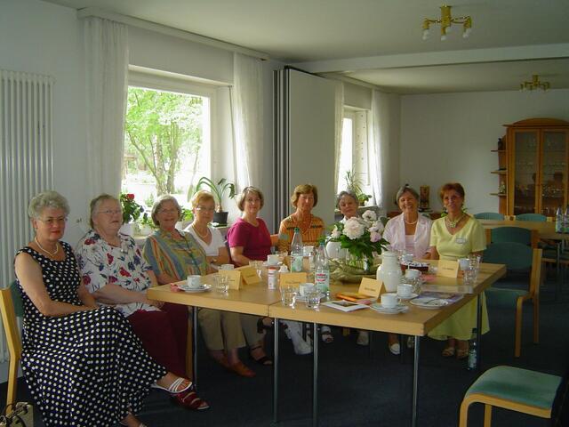Die Trauergruppe im St. Vinzenz-Hospiz Hochzoll