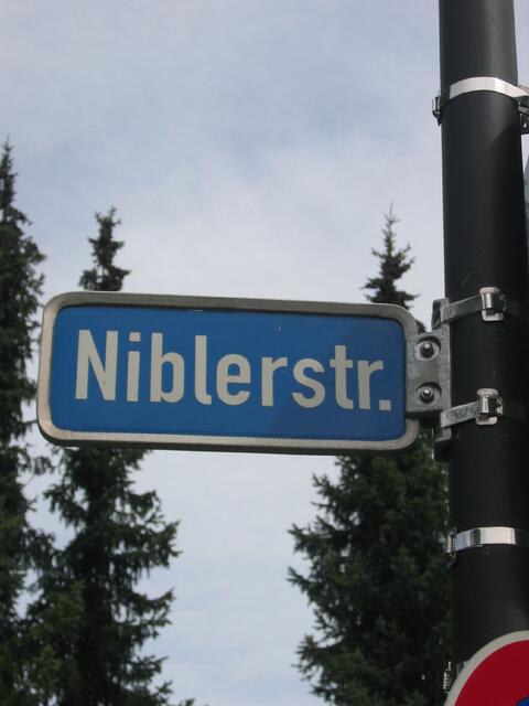 Niblerstraße war früher Hauptstraße