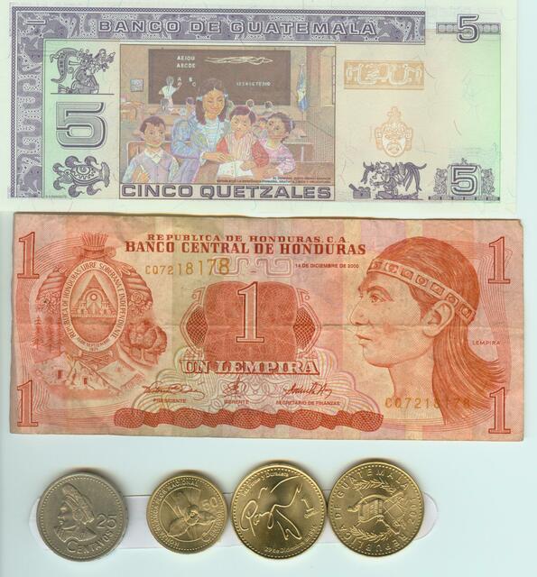 Quetzales & Lempiras