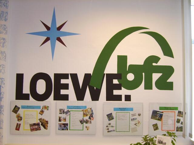 Das Projektergebnis der Gruppe "Farbe und Raumgestaltung"