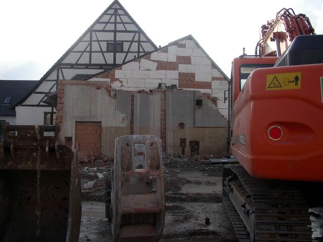 Hier grenzte einst die Brauerei Munding an die Gastwirtschaft an