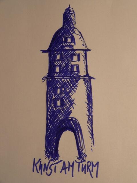 Skizze Torturm