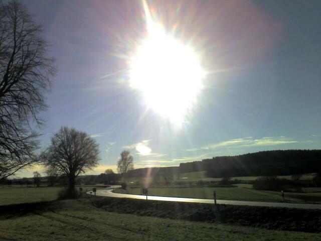 Spätherbst im grellen Sonnenlicht...
