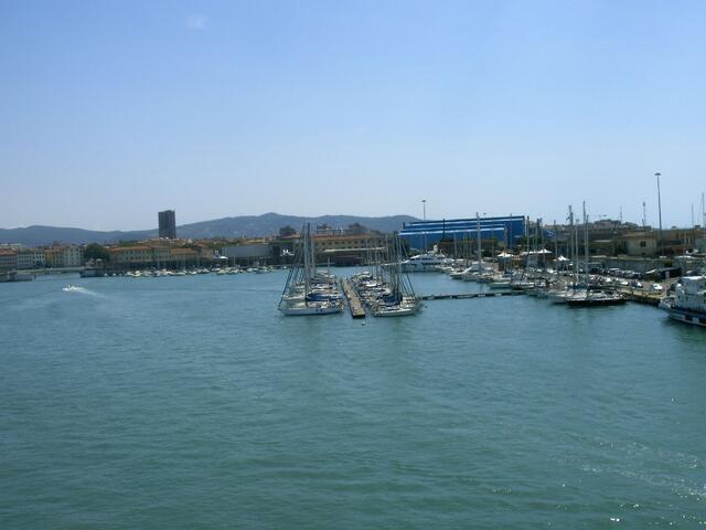 Der Hafen von Livorno