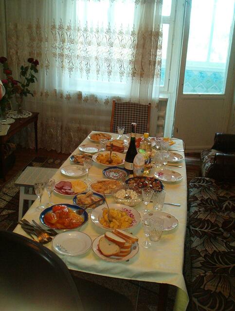 Essen bei den Bojkos