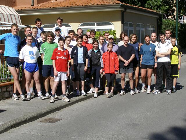 Training unter Italiens Sonne