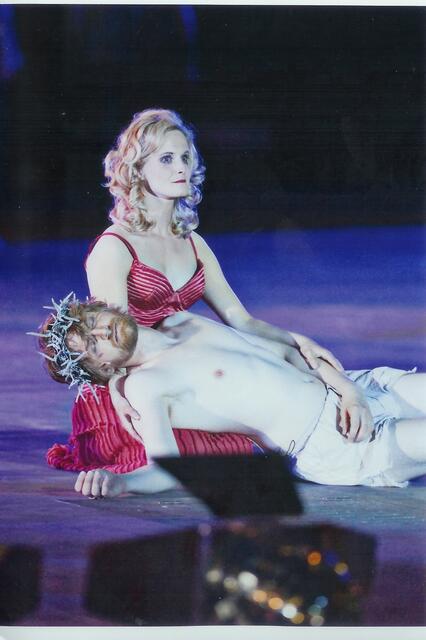 Thomas Peters als Jesus, Christine Diensberg als Maria Magdalena!
