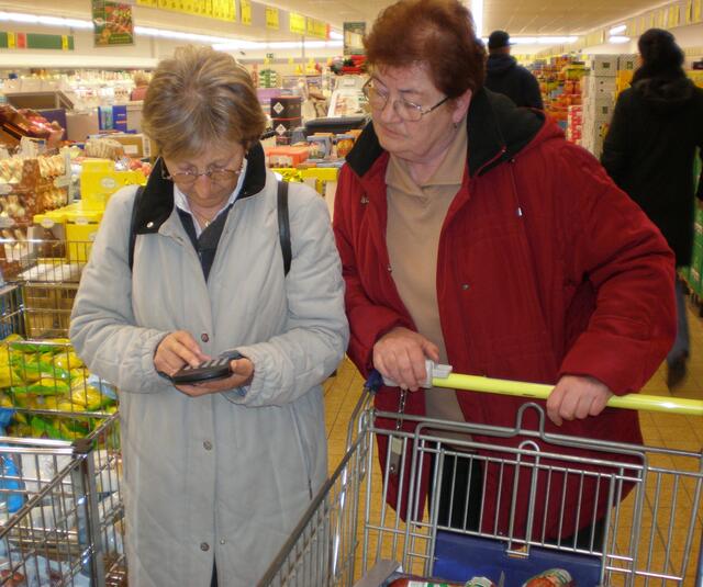 Immer wieder nachrechnen, damit das Geld auch reicht.