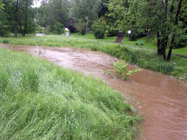Das Krumbächle an der Südstraße