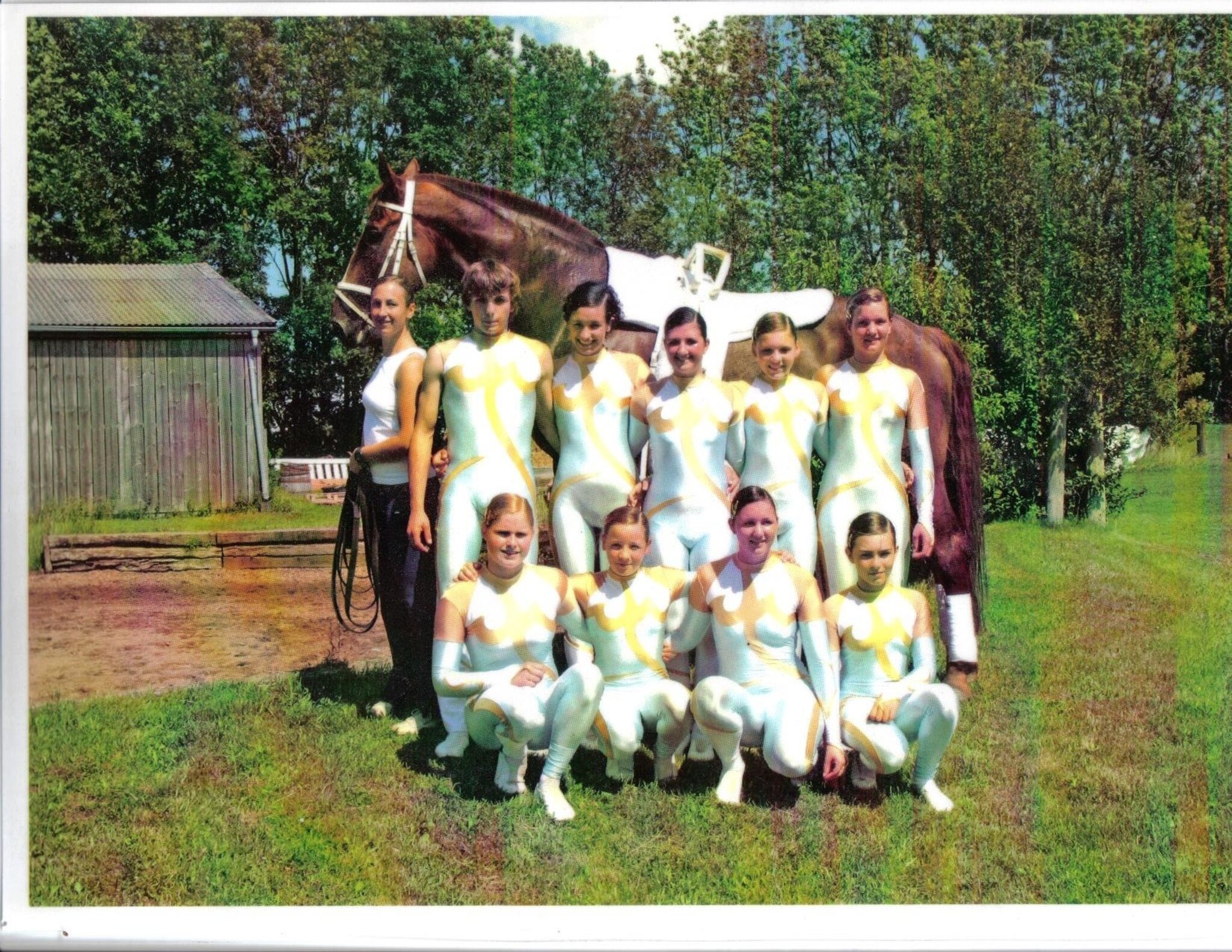 voltigiermannschaft Voltigierturnier des Augsburger Pferdesportverein e.V. am 22. Juli 2007 in Thierhaupten/Ötz - Meitingen