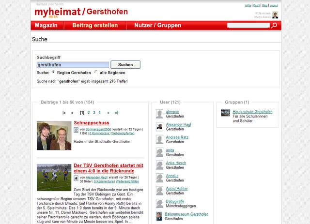 Erste Screenshots