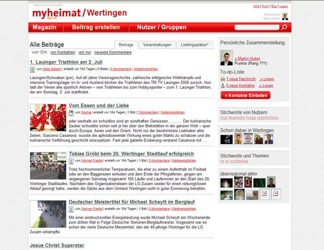 Erste Screenshots