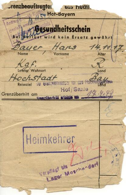... nur entlaust wurde man reingelassen