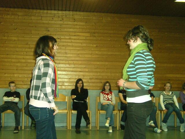 Maike und Pari beim Anspiel
