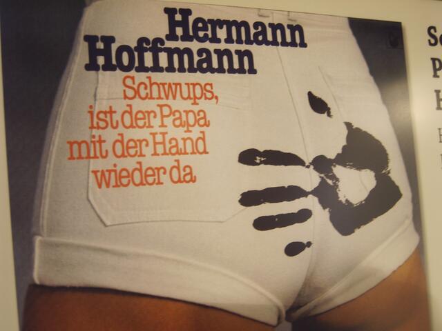 Plattencover: Schwups ist der Papa mit der Hand wieder da