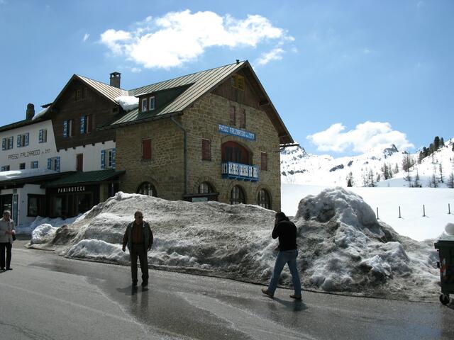 an der Passhöhe