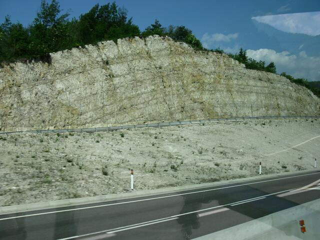 verschiedene Steinschichten