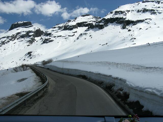 es hat noch viel Schnee