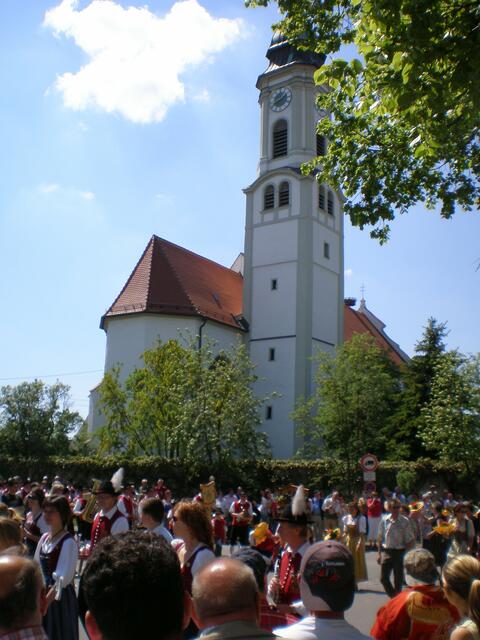 Herrliches Wetter beim Festumzug