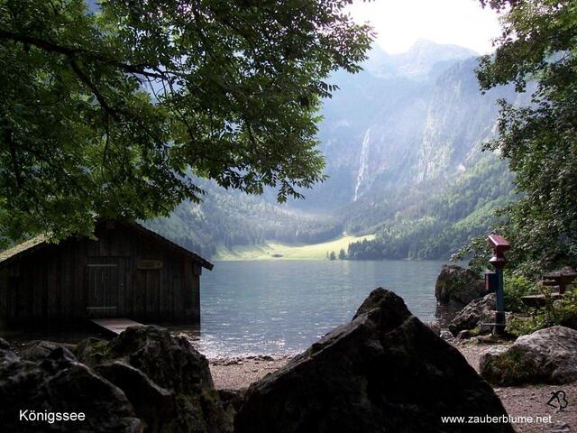 Königssee - im Salep - morgens um 8 - mit natürlicher Ruhe