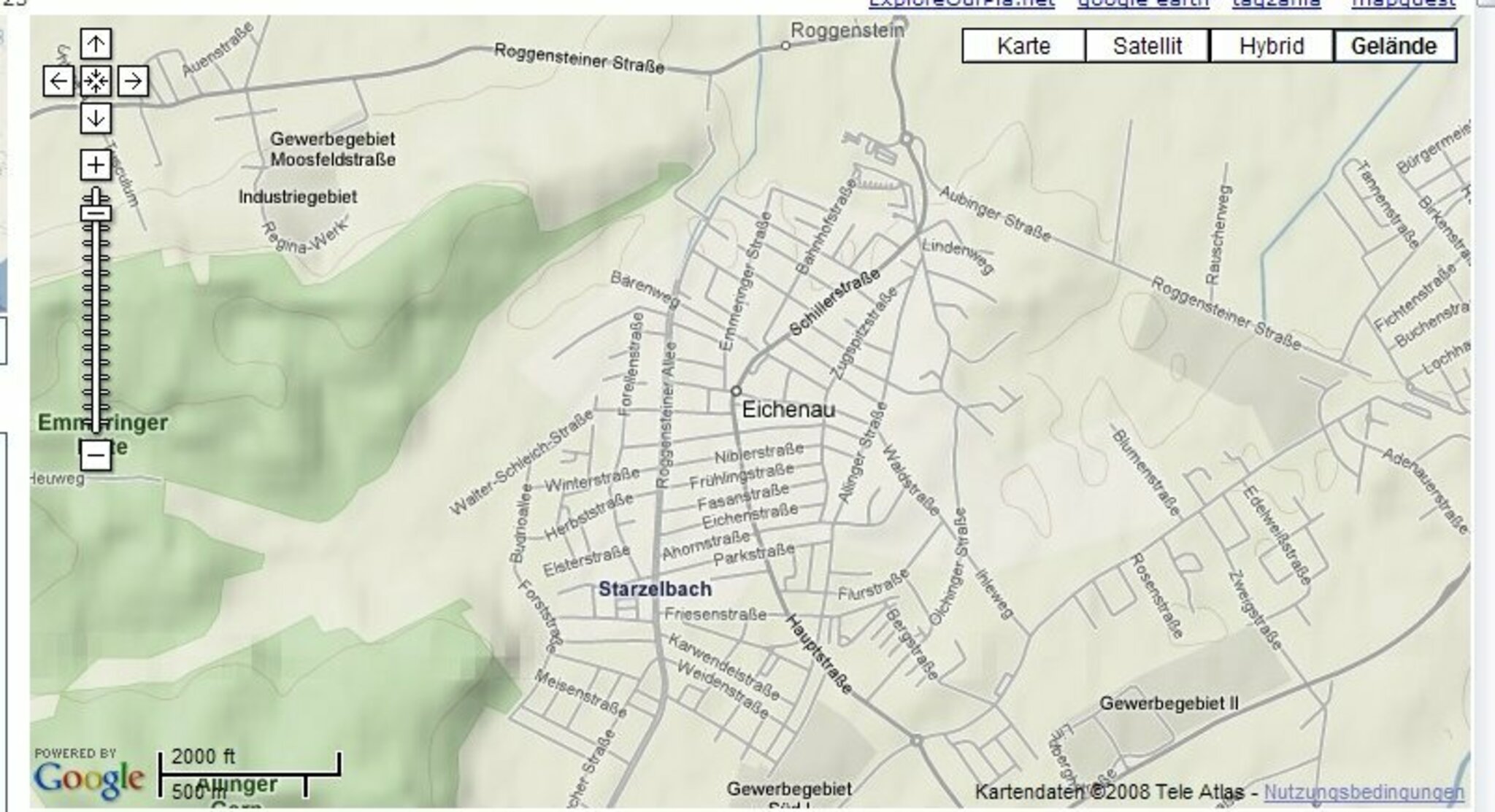 Eichenau Der Flächennutzungsplan in Eichenau - Eichenau