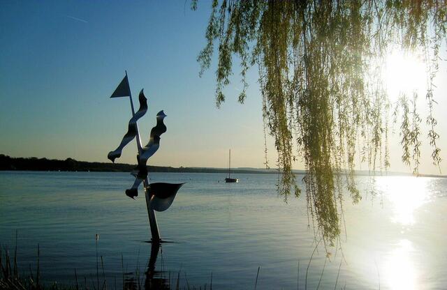 Kunstwerk am Meer