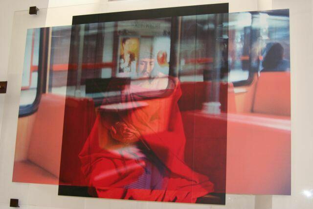Christus in der U-Bahn, hypermodernes Altarbild