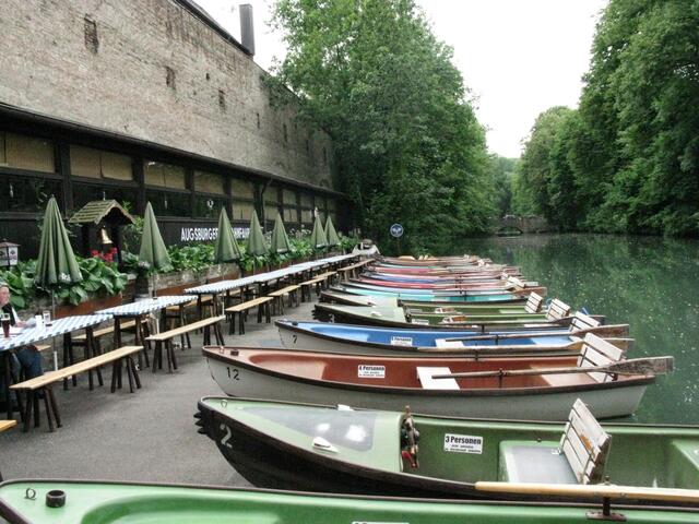 Boote an der Kahnfahrt