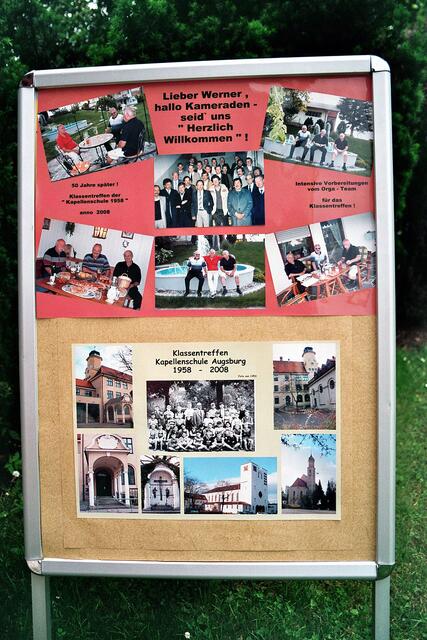 Begrüßung und Erinnerungsbilder an die Kapellenschule, die Kirchen St. Peter   Paul und St. Martin in Augsburg