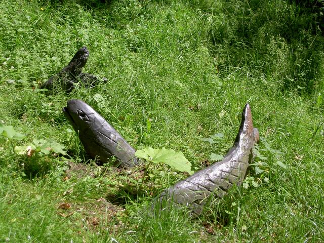 Fische auf dem Trockenen, nein Kunst
