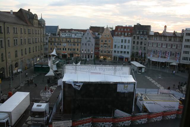 Ausblick auf den Rathausplatz.