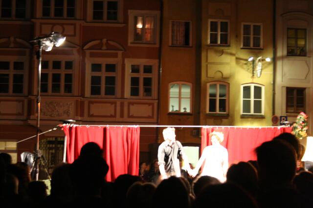 Artisten auf dem Elias-Holl-Platz