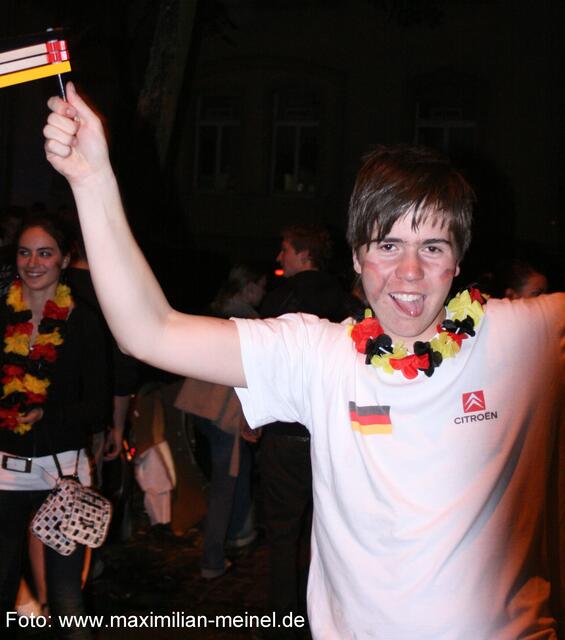 Auch nach dem Spiel wurde noch ordentlich Krach gemacht.