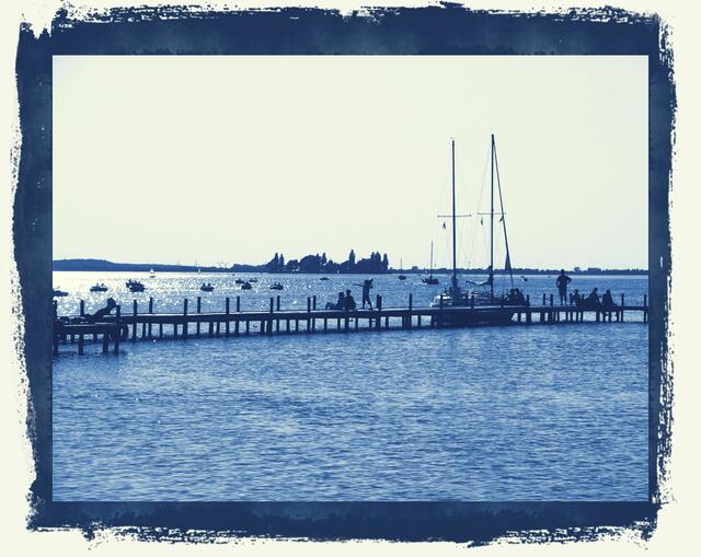 Blau in blau...