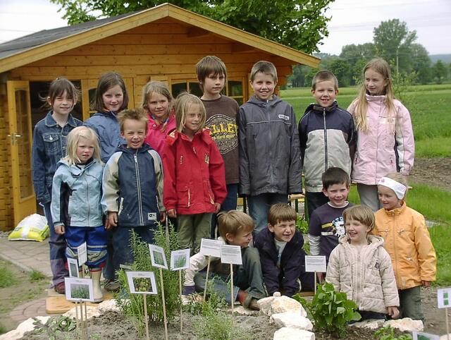 Kinder beim Gartenbauverein