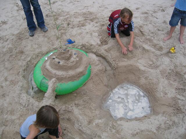 Teilwettbewerb Sandburgenbau