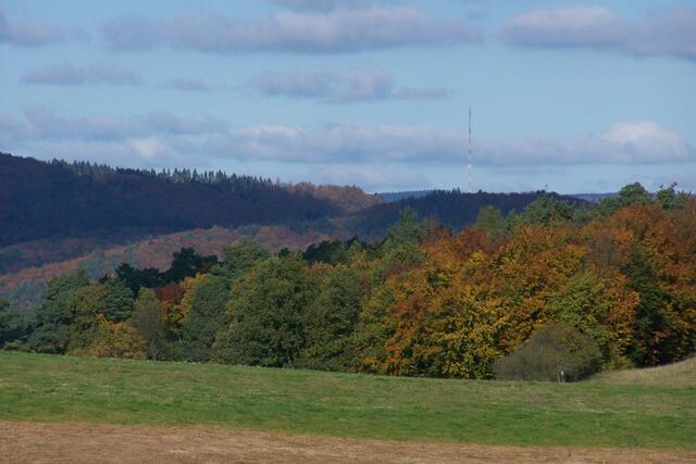 Herbst und Blick auf die Sackpfeife