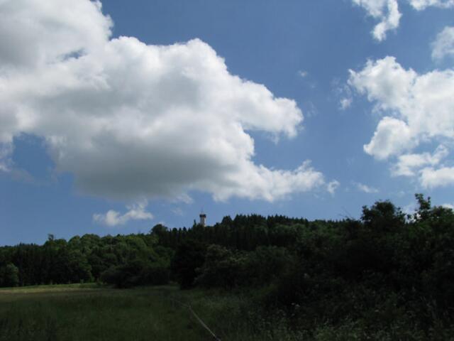 Wolken über dem Pöhlberg