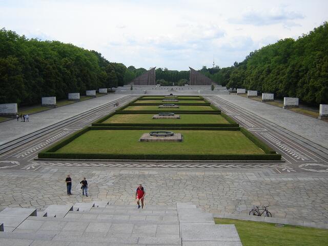 Blick vom Ehrenmal
