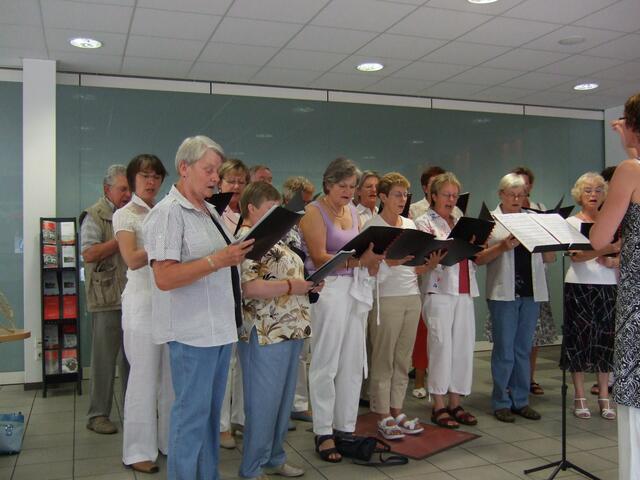 Ansingen der Chorgemeinschaft Fidelia Evestorf
