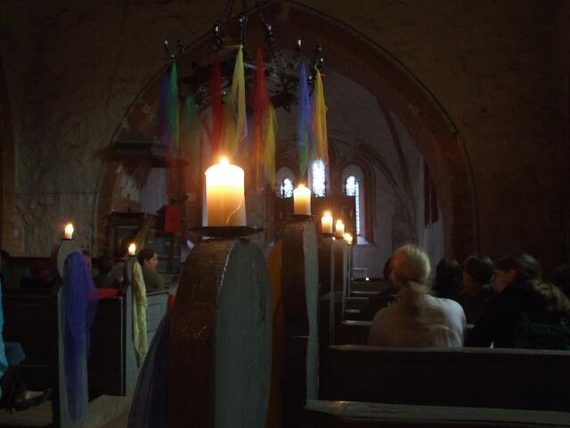Stimmungsvolle Andachten in der alten Dorfkirche