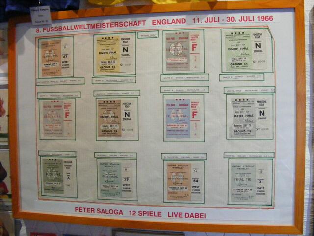 Eintrittskarten, Fußball-WM 1966, England