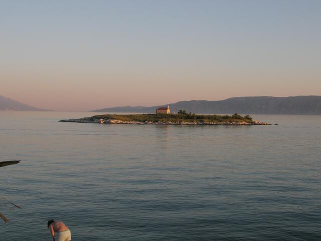 ...diese Insel in Abendstimmung
