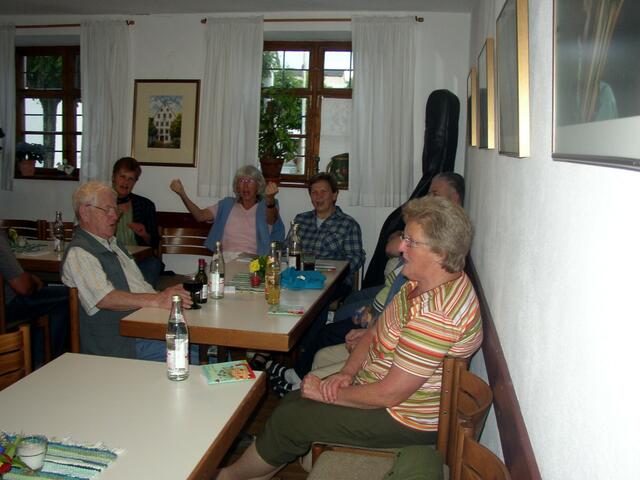 die Stimmung ist wieder gut......